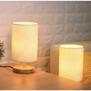 Luminária de Mesa LED em Madeira Nórdica